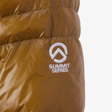 【SUMMIT SERIES】W'S LIGHT HEAT DOWN HOODIE (RDS) GOLD YELLOW NJ1DS40C