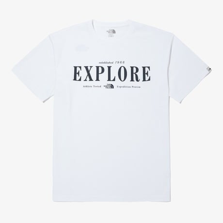 EXPLORE S/S R/TEE WHITE NT7UQ06K