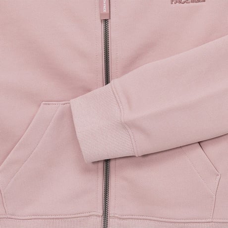 W'S DYEING HOOD ZIP UP SOFT PINK NJ5JQ82L