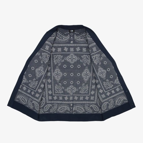 M'S PAISLEY CARDIGAN MIDNIGHT NAVY NJ5SR55A
