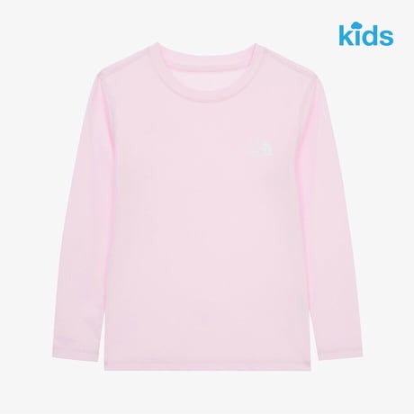 K'S SURFSIDE L/S R/TEE LIGHT PINK NT7TR20V