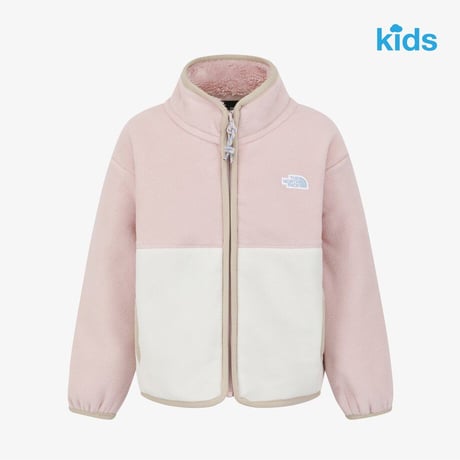 K'S CAMPOUT FLEECE JACKET PALE PINK NJ4FS51U