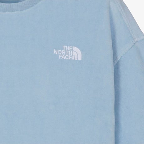 W'S VELOUR SWEATSHIRTS POWDER BLUE NM5MQ80K