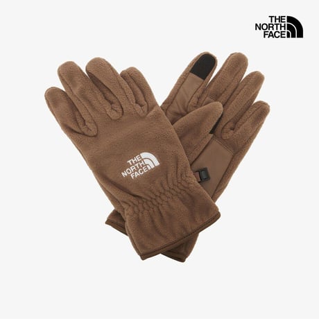UNI FLEECE GLOVE BEIGE BROWN NJ3GR53C
