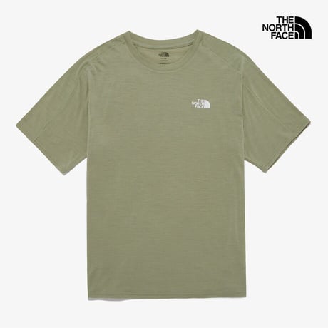 M'S MERINO BREEZE S/S R/TEE SLATE KHAKI NT7UR15C