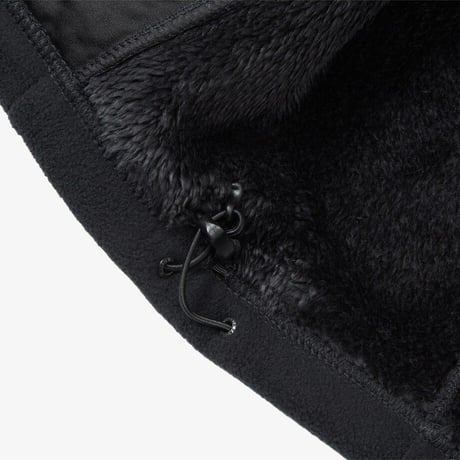 M'S FURRY FLEECE JACKET BLACK NJ4FS52A
