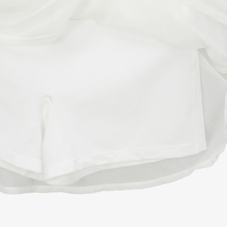 W'S NETTY SKIRT WHITE NK6KS36B