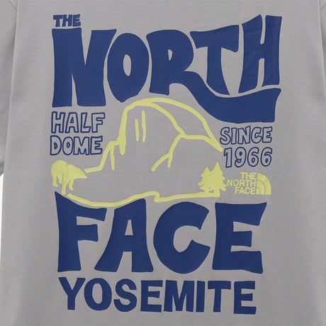 HALF DOME S/S R/TEE LIGHT GRAY NT7UR07N
