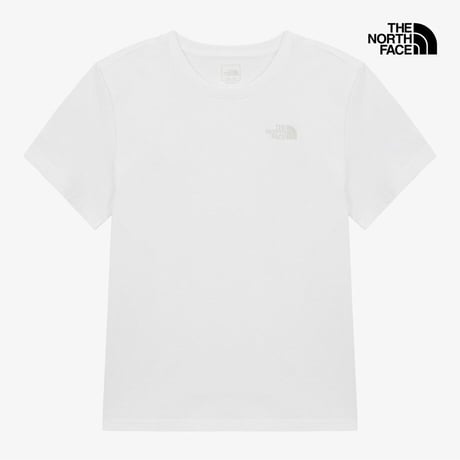 W’S COTTON BASIC S/S R/TEE WHITE NT7US30B