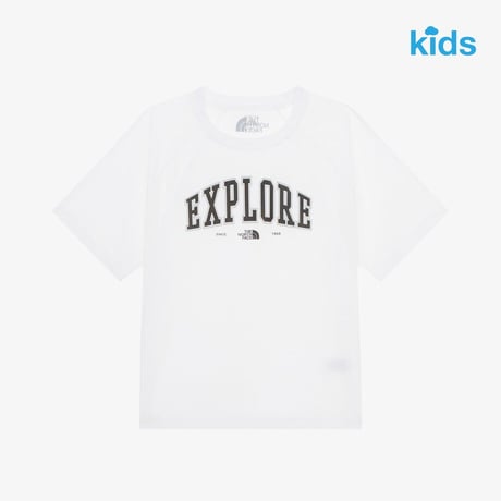 K'S GAMEON S/S R/TEE WHITE NT7UR15T