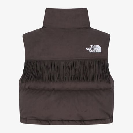 W'S SUEDE NUPTSE VEST (RDS) BROWN NV1DR82J