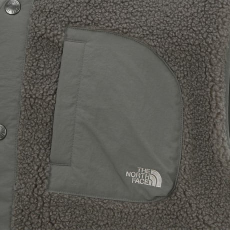 TEDDY FLEECE VEST DARK BEIGE NV4FR57B