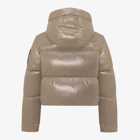 W'S GLOSSY ELBERON RDS DOWN JACKET BEIGE BROWN NJ1DQ81M