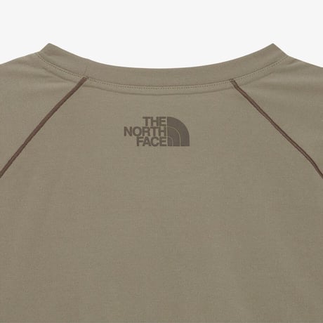 M'S SALIO L/S R/TEE BEIGE BROWN NT7TR51D