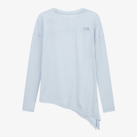 W'S VELIA L/S COVER UP LIGHT BLUE NT7TR41C