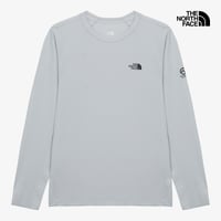 【SUMMIT SERIES】M'S MERAPEAK L/S R/TEE LIGHT GRAY NT7TS10B