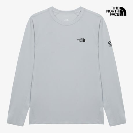【SUMMIT SERIES】M'S MERAPEAK L/S R/TEE LIGHT GRAY NT7TS10B