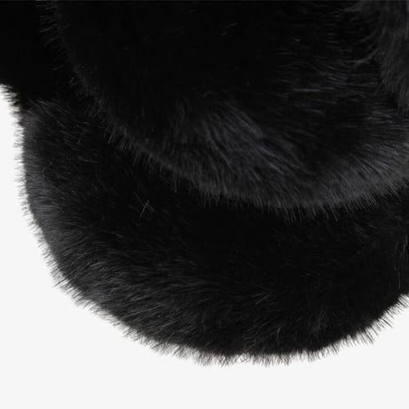W'S FUR EARMUFF BLACK NA5IS54J