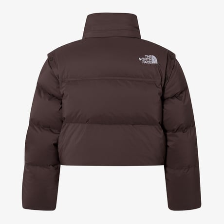 W'S NOVELTY NUPTSE DT DOWN JACKET (RDS) BROWN NJ1DQ86K
