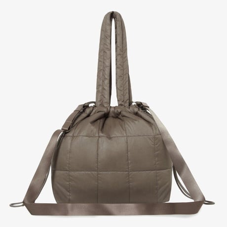 GRID SHOULDER BAG GRAYISH BEIGE NN2PS75B