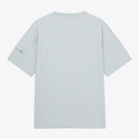 M'S PUMICE S/S R/TEE LIGHT BLUE NT7UR24D