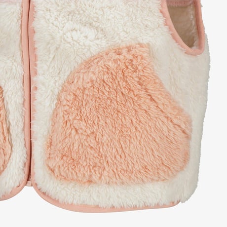 K'S TEDDY-BO FLEECE VEST LIGHT PINK NV4FS52T