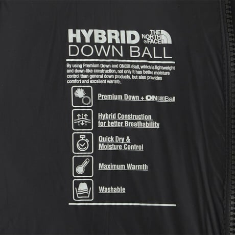 M'S OBIR HYBRID DOWN COAT BLACK NC1DR51A