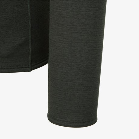 W'S FORGE L/S ZIP TEE SEPIA NT7LS82A