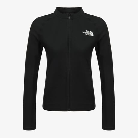 W'S SURF RASHGUARD ZIP UP BLACK NJ5JS31A
