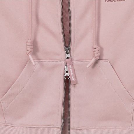 W'S DYEING HOOD ZIP UP SOFT PINK NJ5JQ82L