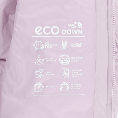 W'S FLOATY DOWN JACKET (RDS) LIGHT PINK NJ1DR93L