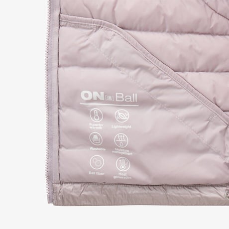 K'S VENTUS ON JACKET PASTEL PINK NJ3NS52W