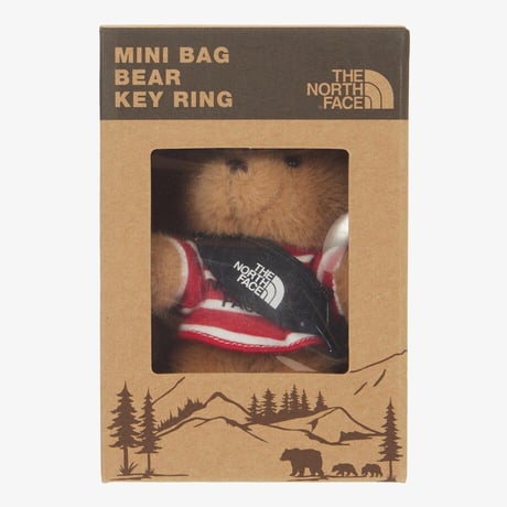MINI BAG BEAR KEY RING RED NA5AS08A