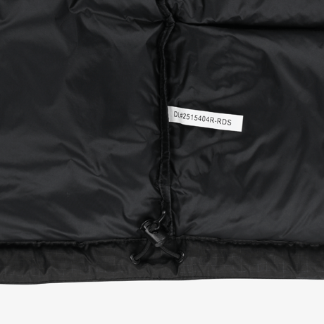 NOVELTY NUPTSE DOWN JACKET (RDS) REAL BLACK NJ1DR63L