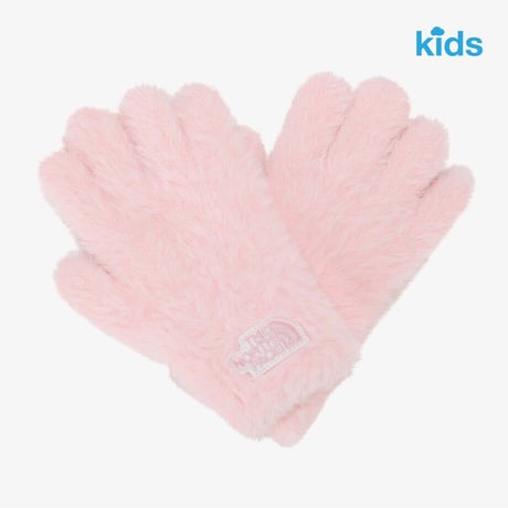 K'S MELLY FUR GLOVES LIGHT PINK NJ3GS54T