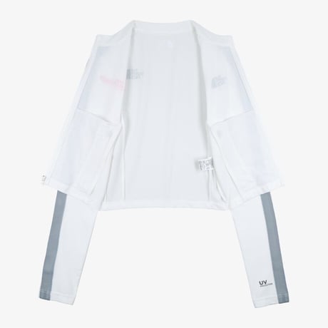 W'S MARIV ZIP UP WHITE NJ5JS33K
