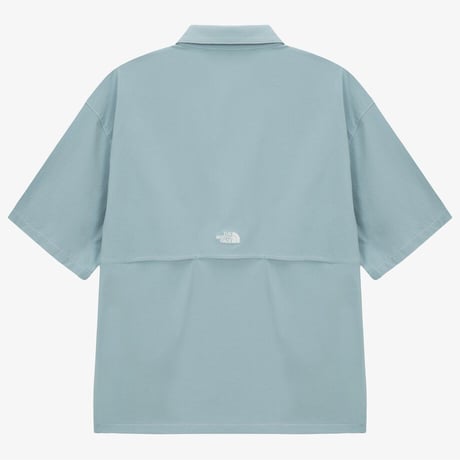 PEAKHILL S/S SHIRTS GRAYISH TURQUOISE NH8SS01D
