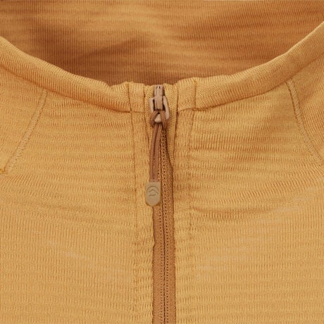 M'S SUMMIT HAYES L/S ZIP TEE GOLD YELLOW NT7LS98C