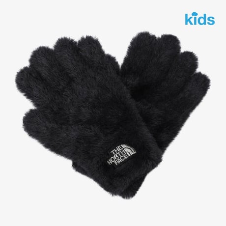 K'S MELLY FUR GLOVES BLACK NJ3GS54R