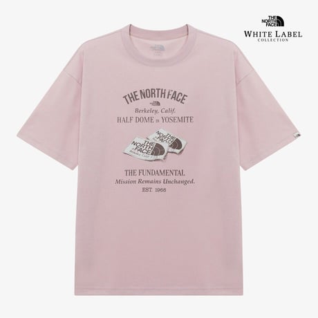 RETRO S/S R/TEE PALE PINK NT7UR05M