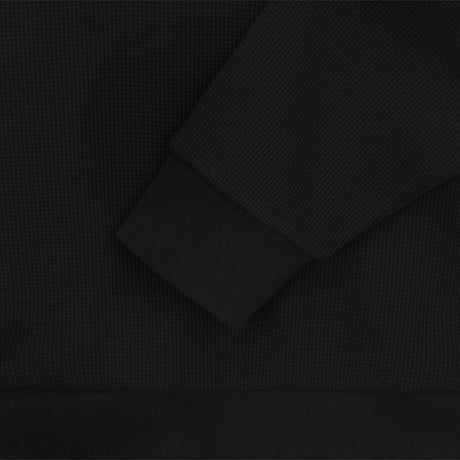 M'S SOFTGRID L/S R/TEE BLACK NT7TS54B