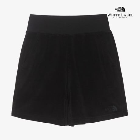 W'S VELOUR SHORTS BLACK NS6KQ80J