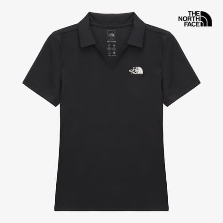 W'S RECOVERY S/S POLO BLACK NT7PS35A
