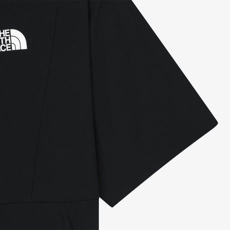 EIRA S/S ZIP UP BLACK NT7KR01J