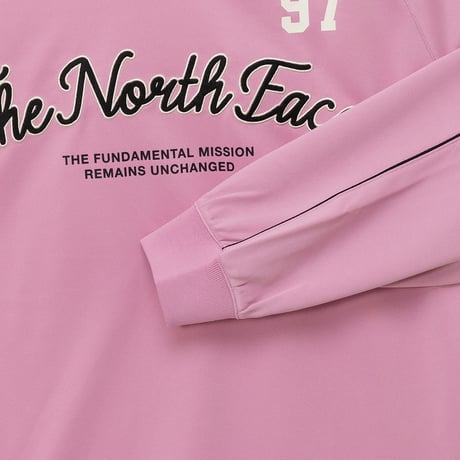 TNF CREW COLLAR L/S TEE LIGHT PINK NT7TR04L