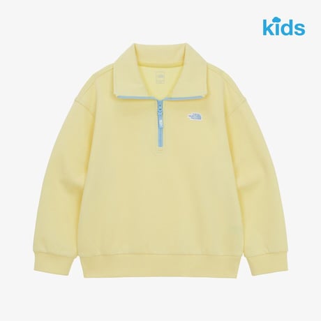 K'S SCHOOLDAY HALF ZIP LIGHT YELLOW NM5MR07T