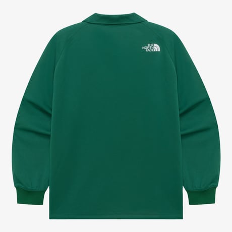 TNF CREW COLLAR L/S TEE GREEN NT7TR04K