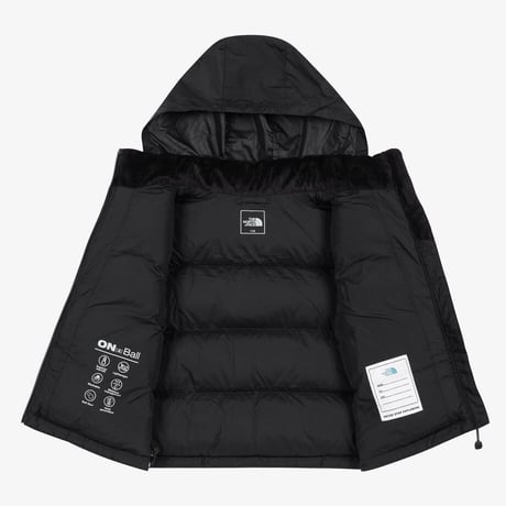 K'S NEW PUFFY ON JACKET BLACK NJ3NS51S