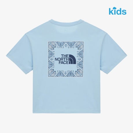 K'S LITTLE GLAMP S/S R/TEE LIGHT BLUE NT7UR12U