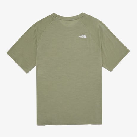 M'S MERINO BREEZE S/S R/TEE SLATE KHAKI NT7UR15C